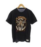 ソフネット SOPHNET. Tシャツ 091123 半袖 プリント M 黒 ブラック /☆G