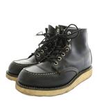 レッドウィング REDWING 6インチクラシックモック 6-inch Classic Moc 90s ショートブーツ レザー アイリッシュセーター 犬タグ 黒 ブラック 8179 /YT