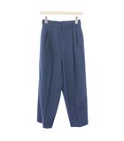 チノ CINOH WOOL TWO TUCK PANTS ウールツータックパンツ スラックス ジップフライ ワンカラー 無地 36 青 ブルー 24WPT001 /BB