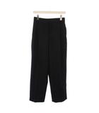 チノ CINOH TUCK WIDE PANTS タックワイドパンツ スラックス ジップフライ ウール ワンカラー 無地 36 黒 ブラック BF-PT-006 /BB