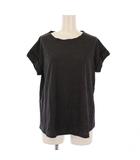 ランバンオンブルー LANVIN en Bleu Tシャツ 半袖 クルーネック ストレッチ 無地 38 グレー タグ付き /BB