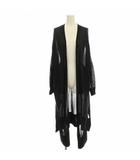 ミューズ ドゥーズィエム クラス MUSE de Deuxieme Classe 17AW PARU コットンVネック ロング カーディガン 17080500422030 ニット ナイロン混 長袖 F 黒 ブラック /☆G