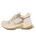 ルイヴィトン LOUIS VUITTON RUN AWAY PULSE SNEAKER ランアウェイ パルスラインスニーカー シューズ 厚底 ロゴ 5.5 白 ホワイト 1A4UEM /BB