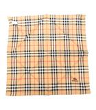 バーバリーズ Burberrys ヴィンテージ ハンカチ ベージュ ノバチェック ホース刺繍 /GV