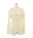 ミューズ ドゥーズィエム クラス MUSE de Deuxieme Classe 25SS DINER RIB Vネックカーディガン リブニット 長袖 アイボリー 25080500410010 /TK