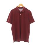 ポロゴルフ ラルフローレン POLO GOLF RALPH LAUREN PRO FIT ポロシャツ カットソー 鹿の子 半袖 ロゴ 刺繍 ゴルフウェア L バーガンディ /KU