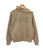 エフオージー エッセンシャルズ FOG ESSENTIALS パーカー スウェット トレーナー プルオーバー 長袖 ロゴ XS ベージュ /BM