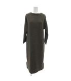 ヴェルメイユ パー イエナ VERMEIL par iena ニットワンピース 茶 ブラウン 総柄 /UO