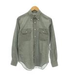 インディビジュアライズドシャツ INDIVIDUALIZED SHIRTS ボタンダウンシャツ カジュアルシャツ 長袖 コットン グレー /KU