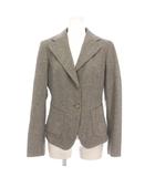 マックスマーラ MAX MARA テーラードジャケット ウール 2B アウター 36 グレー /YM
