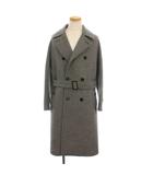 マッキントッシュ MACKINTOSH GTX TARREL グレンチェック トレンチコート ロング アウター 34 グレー 黒 白 /YM