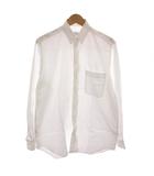 アルマーニ コレツィオーニ ARMANI COLLEZIONI Yシャツ ワイシャツ ストライプ 長袖 39 白 ホワイト /YM