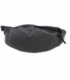 グレゴリー GREGORY ボディバッグ ウエスト チェック柄 ロゴ ナイロン 黒 ブラック 白 ホワイト /GV