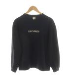 キャリー CALEE スウェット トレーナー 長袖 ロゴ M 黒 ブラック /AN38