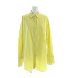 ルーニィ LOUNIE ロングシャツ ブラウス ビッグシルエット 長袖 38 黄色 イエロー /HN