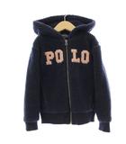 ポロ ラルフローレン POLO RALPH LAUREN キッズ 女の子 ボア パーカー ジャケット フリース 120cm ネイビー 紺 /☆G