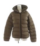 デュベティカ DUVETICA ティアセイ THIASEI ダウンジャケット フード ジップアップ ナイロン アウター 42 茶 ブラウン 212-D8120001N01-11620 /AN10