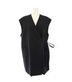 チノ CINOH SUMMER WOOL GILLET ベスト ジレ 38 黒 23SVE002 /TK