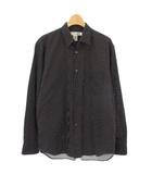 コムデギャルソンシャツ COMME des GARCONS SHIRT シャツ ドット 蝶 長袖 S ブラック W21056 /TK