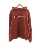 アコールドウォール A-COLD-WALL パーカー プルオーバー ロゴ L 茶 ブラウン /AN46