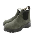 ブランドストーン Blundstone ラグブーツ ラスティック ショートブーツ サイドゴア レザー 7 カーキ 001378 /KU