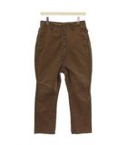 キャピタル kapital サルエルパンツ ピエロ 千鳥格子 ボタンフライ XS 茶 ブラウン /☆G