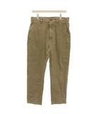 ソフネット SOPHNET. HIGH RISE CROPPED SLACKS クロップド パンツ チノパン M ベージュ SOPH-210005 /☆G