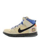 ナイキ エスビー NIKE SB ダンクハイ アカプルコ ゴールド Dunk High Acapulco Gold スニーカー シューズ スエード ハイカット 箱付き US8 ベージュ 青 ブルー 313171-207 /YT