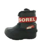 ソレル SOREL スノーブーツ 18cm 黒 ブラック /AQ ■OS