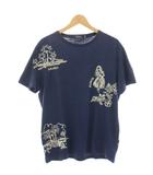 ポロ ラルフローレン POLO RALPH LAUREN CUSTOM SLIM FIT Tシャツ カットソー ハワイ限定 半袖 刺繍 L 紺 ネイビー 710751482001 /HN