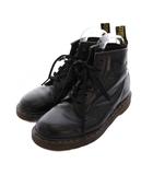 ドクターマーチン DR.MARTENS 6ホール レースアップブーツ ショートブーツ レザー 7 黒 /YM ●D