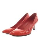 グッチ GUCCI パンプス ポインテッドトゥ ヒール グッチ エナメル 35.5 赤 レッド 234806 /AN9