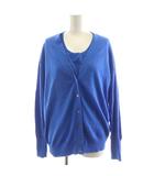 イエナ IENA 22SS FILARTEX Vネックアンサンブル カーディガン ニット カットソー ノースリーブ コットン 青 ブルー 22080900401010 /AN2