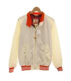 バラクータ BARACUTA ステューシー STUSSY ハリントンジャケット ジップアップ M アイボリー オレンジ /YM