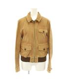 ラルフローレン RALPH LAUREN ラムレザージャケット ブルゾン アウター M 茶 ブラウン WMBLJKTS5S00051 /YT