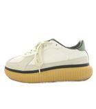 オニツカタイガー Onitsuka Tiger デレシティ DELECITY スニーカー シューズ 23.5cm カーキ 白 ホワイト F580223 /AN5