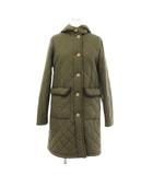 マッキントッシュ MACKINTOSH キルティングコート 中綿 フード ロング 裏ボア 34 カーキ QA /KU