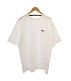 フィラ FILA Tシャツ カットソー 半袖 クルーネック ロゴ刺繍 L 白 /BM
