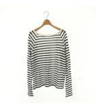 イエナ IENA 24070900254020 24SS  カットソー 長袖 ボーダー柄 白 紺 /HK