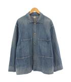 チマラ chimala カバーオール デニムジャケット アウター ヴィンテージ加工 ワンカラー M 青 ブルー /BB