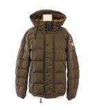 モンクレール MONCLER ダウンジャケット アウター ショート丈 ジップアップ フード 0 カーキ /BB