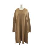 セルフォード CELFORD ニットワンピース ミモレ ロング 長袖 38 ベージュ CWN0195054 /AN20