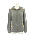 キャラオクルス CARA O CRUZ ニットパーカー ウール 長袖 ジップアップ 9 グレー SC55008M-PR /HN