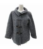 キャラオクルス CARA O CRUZ ダッフルコート ショート丈 ステンカラー 無地 9 グレー /YS1