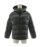 タトラス TATRAS ダウンジャケット フード ジップアップ ロゴ ナイロン アウター 150 黒 ブラック KTM19A4007 /AN32