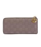 グッチ GUCCI 長財布 L字ファスナー ラブリーハート グッチシマ レザー ピンクパープル GG柄 ハートチャーム 295671 /YM ■OH