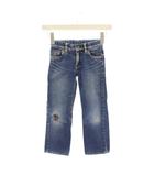 ヒステリックミニ Hysteric MINI デニム ジーンズ パンツ クラッシュ 110 青 ブルー /AP