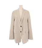 セオリー Theory 23SS ECO CRUNCH WASH RLD SLV BF JKT U エコクランチウォッシュRLD SLV BFジャケットU テーラード アウター シングル 麻 リネン 0 ライトグレー 01-3104106 /BB