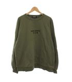 アヴィレックス AVIREX スウェット トレーナー クルーネック 長袖 2XL カーキ プリント 6123466 /YM