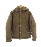 ノースフェイス パープルレーベル THE NORTH FACE PURPLE LABEL 65/35 マウンテンショートダウン ダウンジャケット フード ジップアップ S 茶 ブラウン ND2176N /KU
